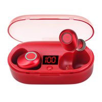 Big Sale！TiYiViRi Bluetooth Earphone Wireless Headphone with Mini Charging Case Support Microphone Calling Suitable for Smartphone Laptop Computer Design for Gym, Running, etc.