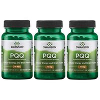 Swanson Pqq Pyrroloquinoline Quinone 10 mg 30 Veg Caps 3 Pack