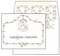 Little Dress Printable Note Cards