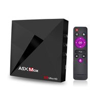 Android 9.0 TV Box SAMMIX A5X MAX RK3328 4GB+32GB Quad Cortex-A53 2.4G WiFi /4K/3D Smart TV Box WiFi Media Player