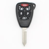 6 Buttons Remote Car Key Shell Case Key Fob Cover for Chrysler Town & Country Dodge Uncut Blade