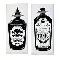 Fun Express - Spooky Soiree Cello Bags (dz) for Halloween - Party Supplies - Bags - Cellophane Bags - Halloween - 12 Pieces