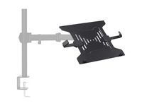 Monoprice Laptop Holder Attachment for LCD Desk Mounts - Black Ideal for Work, Home, Office Laptops - Workstream Collection