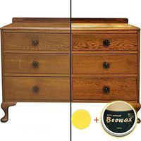 Crazypig Natural Wood Seasoning Wax, Wood Seasoning Beewax Complete Solution Furniture Beewax Care 20/100g Nice (200g)