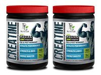 Muscle Strength Supplement - German CREATINE Powder - MICRONIZED CREATINE MONOHYDRATE CREAPURE 300G 60 Servings - German creatine - 2 CANS
