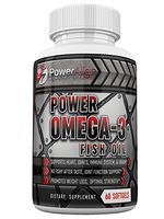 Power Omega-3 Fish Oil Optimum Strength | 1000mg 60ct Softgel Capsules | EPA 160mg DHA 120mg