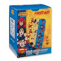 Wonder Woman Superman Flash Bandages - First Aid Kid Supplies - 1200 Per Pack