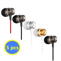 Geeboy 4326546074 Headphones Wholesale 5 in-Ear Mic 3.5mm Electronics Wired Headphones (Earphones/Earbuds/Headset), MP3 Walkman(5 Colors)
