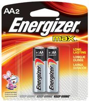 MAX Alkaline Batteries, 2 Batteries/Pack 2 Batteries/AA Battery