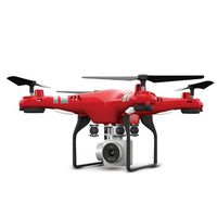 Kanzd 2.4G Altitude Hold HD Camera Quadcopter RC Drone WiFi FPV Live Helicopter Hover Gift Red