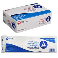 Stretch Gauze Bandage,6" X 4.1 Yds,Sterile,6/Bag