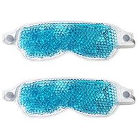 FORMAX CARE 2 Pack Gel Eye Mask 9 x 3 IN Therapies Hot/Cold Eye Relaxing Mask