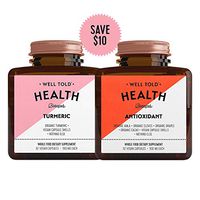 Well Told Health - Perfect Health Inside & Out Bundle — Turmeric+ Antioxidant (124 Vegan Capsules)