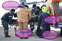 Dolceoro Customized Medical Alert Necklace, Personalized Laser Engraving - Stainless Steel - Select Options and Color