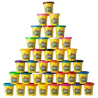 Kiddy Dough Compound 36 Pack of Color Dough - Mega Modeling & Sculpting Playset With 36 Individual 3-Ounce Cans Exclusive Bulk Party Pack - Non-Toxic - Conforms to ASTM D4236