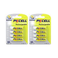 AA 1.2V 600MAH NIMH Rechargeable Batteries 8PC
