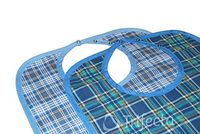 2 Pack - Adult Bib - Large Extra Long, Reusable Machine Washable, Clothing, Mealtime Protector, Waterproof