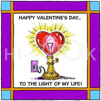 Hi-Look Microfiber Cleaning Cloth - Happy Valentine