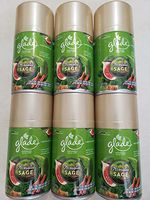 6 Glade Automatic Spray Refill Acoustic Sage Limited Edition Scent Fits Air Wick
