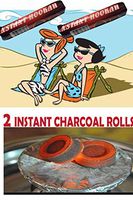 Hookah Charcoal 30,60 and 100 Tablets, Hooka Huka Sheesha Nargila Coals for Shisha Smoking-Instant Light Coals (2)