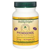 HEALTHY ORIGINS PYCNOGENOL VEG CAPS,100MG, 60 CAP