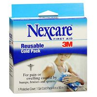 3M Nexcare Reusable Cold Pack, 4in x 10 in, 12-Pack             