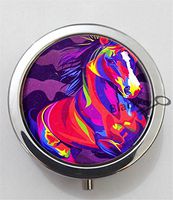 BlackKey Different Animals 3-Compartment Decorative Pocket Gift Box Case Organizer for Pill, Color 1 -1917