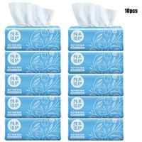 10 Pack Of Toilet Tissue Paper Napkins Hand Paper Ultra Soft Skin-Friendly 3 Layers Toilet Paper Office Home Bathroom Toilet Paper