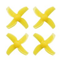 BETAFPV 40mm 4-Blade Whoop Propellers (1.5mm Shaft - Yellow) FPV Drone Racing