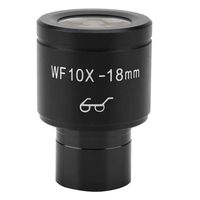 Akozon Microscope Eyepiece wf002-G WF10X/18mm Microscope Wide Angle Eyepiece Ocular Eyepoint Lens Adjustable Wide Field 23.2mm