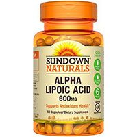 Sundown Naturals Super Alpha Lipoic Acid, 600mg, Capsules 60 ea