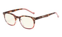 Eyekepper Computer Reading Glasses-0.00x, Tortoise-Red
