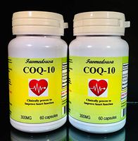 CoQ-10 Q-10 coq10 CO Q10 co-Enzyme 300mg - Various Sizes. Made in USA (2 Bottles - 120 [2x60] Capsules)