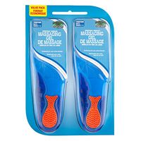 Moneysworth & Best Everyday Men's Massaging Gel Insole 2 Pack One Size Trim to Fit