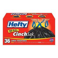 Hefty Large Trash Bags 30 Gallons 36 Ct