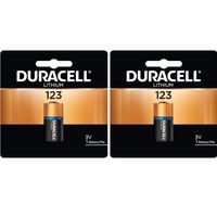 Duracell DL123ABU 3V Ultra Lithium Battery (Value Pack of 2)