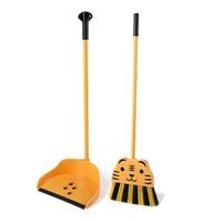 2-piece 25.5x8.2 / 24x8.6", Mini Broom And Shovel Set, Children's Broom Baby Play House Toy Mini Broom Corner Cleaning Brush Combination Small Broom