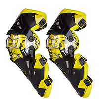 Kneepad Off-Road Racing Motorcycle Knee Pads Anti-Fall Warm and Breathable Leggings Protective Gear Sporting Goods (Yellow)