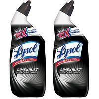 Lysol Toilet Bowl Cleaner with Lime and Rust Remover, 24 oz (Pack of 2)