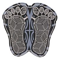 EMS Foot Massage Mat, USB Rechargeable 1~9 Intensity Levels Six Modes Foot Acupressure Massager for Promoting Blood Circulation Relaxing Pressure Muscle Pain Relief