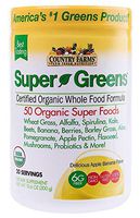 Country Farms Super Green Drink Powder, Apple Banana Flavor 10.6 Ounces Each (7)