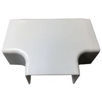 3 Way Tee for Medium (MED1) Raceway - 1 Piece - Color: White