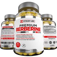 Premium Berberine HCL 1200mg for Blood Sugar Glucose Metabolism, Weight Management, Immune System, Insulin Support, Diabetes, Cardiovascular & Gastrointestinal Function – Berberine HCI Root Supplement