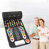 ANGELA Reflexology Walk Stone Mat, Foot Acupoint Massager, Ache Relieve Nerve Relaxes Muscle, Stress, Good for Your Health, Suitable Home and Office Use