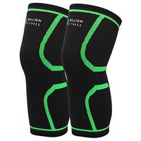 5BILLION Knee Brace Compression Sleeve Knee Support for Powerlifting, Arthritis, Running, Workout, Joint Pain Relief & Cross