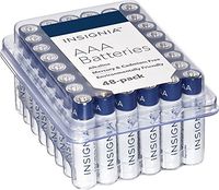 Insignia AAA Batteries Alkaline Battery 1.5V Mercury-free Cadium-free Environmentally Frendly 48-Pack
