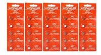 LOOPACELL 377/376 / SR626W / SR626SW / Silver Oxide Watch Batteries (Pack of 25)