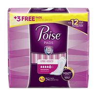 Poise Incontinence pads, Maximum Absorbency, Long, 42 Count by Poise
