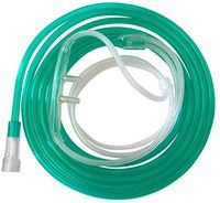 5-Pack Westmed #0550 Adult High Flow Comfort Soft Plus Cannula with 7' Emerald Green Kink Resistant Tubing