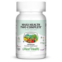Maxi Health Two Complete - Multivitamins and Minerals - Full Potency - 120 Capsules - Kosher